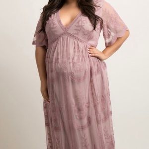 PinkBlush Maternity Gown